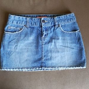 Aeropostale Blue Jean Mini Skirt